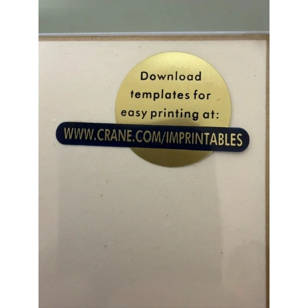 Crane's Stationery Lot 90 Pc Gold Silver Lined Envelopes Cards USA New